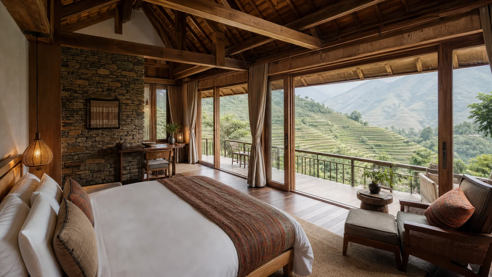 Terrace-view suite