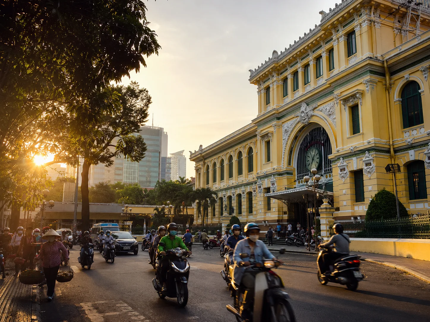 Saigon street scene